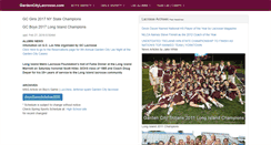 Desktop Screenshot of gardencitylacrosse.com